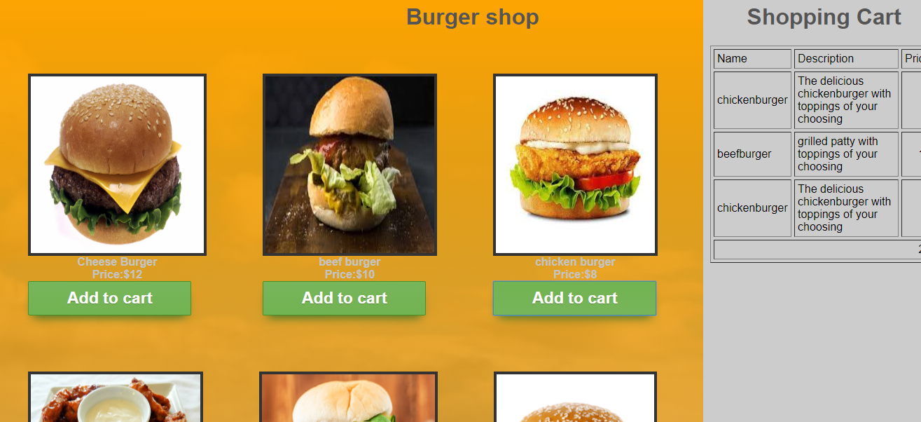 burger shop